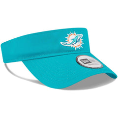 Miami Dolphins New Era Main Adjustable Visor Aqua