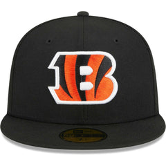 Cincinnati Bengals New Era Main 59FIFTY Fitted Hat Black