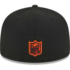Cincinnati Bengals New Era Main 59FIFTY Fitted Hat Black