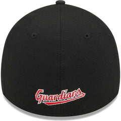 Cleveland Guardians New Era Logo 39THIRTY Flex Hat - Black - New Era Sale