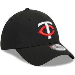 Minnesota Twins New Era Logo 39THIRTY Flex Hat - Black - New Era Online
