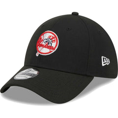 New York Yankees New Era Logo 39THIRTY Flex Hat - Black - New Era Online