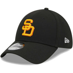 San Diego Padres New Era Logo 39THIRTY Flex Hat - Black - New Era Lifestyle