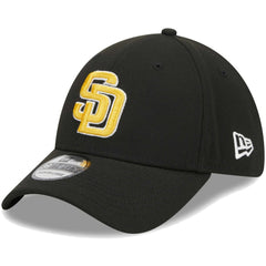 San Diego Padres New Era Logo 39THIRTY Flex Hat - Black - New Era Discount