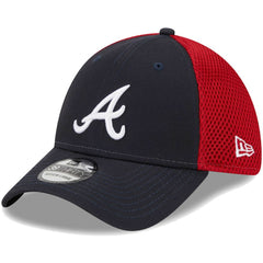 Atlanta Braves New Era Team Neo 39THIRTY Flex Hat - Navy - New Era Sale