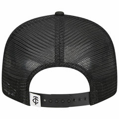 Minnesota Twins New Era Trucker 9FIFTY Snapback Hat - Black - New Era on Sale