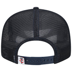 Minnesota Twins New Era Team Color Trucker 9FIFTY Snapback Hat - Navy - New Era Online