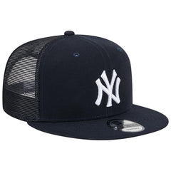New York Yankees New Era Team Color Trucker 9FIFTY Snapback Hat - Navy - New Era Discount