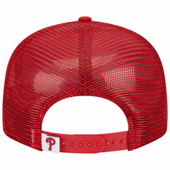Philadelphia Phillies New Era Team Color Trucker 9FIFTY Snapback Hat - Red - New Era on Sale