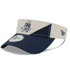 Dallas Cowboys New Era 2023 Sideline Historic Adjustable Visor Cream/Navy