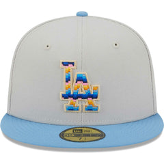Los Angeles Dodgers New Era Beach Front 59FIFTY Fitted Hat - Natural - New Era Sale