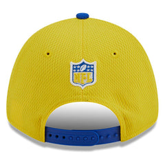 Los Angeles Rams New Era 2023 Sideline 9FORTY Adjustable Hat Gold/Royal