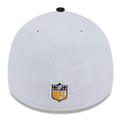 Pittsburgh Steelers New Era 2023 Sideline 39THIRTY Flex Hat White/Black