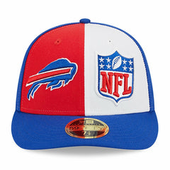 Buffalo Bills New Era 2023 Sideline Low Profile 59FIFTY Fitted Hat Red/Royal