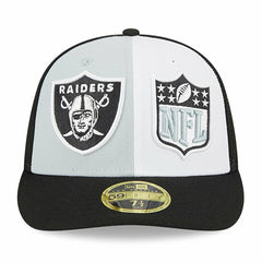 Las Vegas Raiders New Era 2023 Sideline Low Profile 59FIFTY Fitted Hat Gray/Black