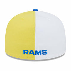Los Angeles Rams New Era 2023 Sideline 59FIFTY Fitted Hat Gold/Royal