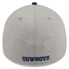 Dallas Cowboys New Era Stripe 39THIRTY Flex Hat Heather Silver
