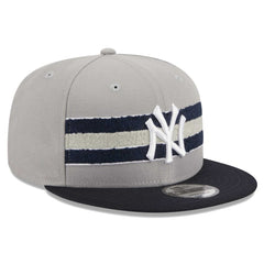 New York Yankees New Era Band 9FIFTY Snapback Hat - Gray/Navy - New Era Discount