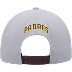 San Diego Padres New Era Band 9FIFTY Snapback Hat - Gray/Brown - New Era Online