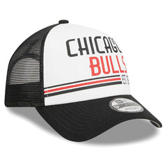 Chicago Bulls Lift Pass Foam Front Trucker 9FORTY Adjustable Hat White | New Era online