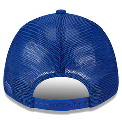 Golden State Warriors Plate Oversized Patch Trucker 9FORTY Adjustable Hat for sale Royal | New Era outlet