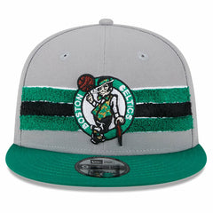 Boston Celtics Chenille Band 9FIFTY Snapback Hat Gray | New Era for sale