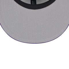 Los Angeles Lakers Chenille Band 9FIFTY Snapback Hat Gray | New Era Near Me