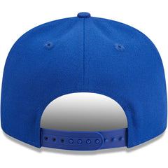 Golden State Warriors Golden Tall Text 9FIFTY Snapback Hat for sale Royal | New Era Near Me