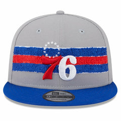 Philadelphia 76ers Chenille Band 9FIFTY Snapback Hat Gray | New Era online