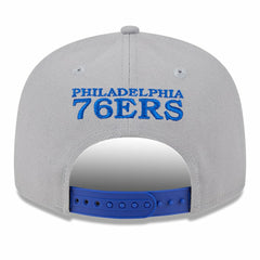 Philadelphia 76ers Chenille Band 9FIFTY Snapback Hat Gray | New Era online