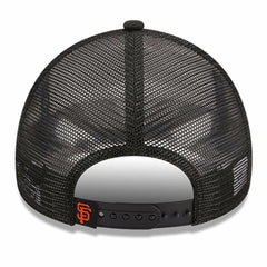 San Francisco Giants New Era Stacked A-Frame Trucker 9FORTY Adjustable Hat - White/Black - New Era Lifestyle