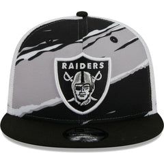 Las Vegas Raiders New Era Tear Trucker 9FIFTY Snapback Hat Black