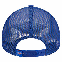 Buffalo Bills New Era Stacked A-Frame Trucker 9FORTY Adjustable Hat White/Royal