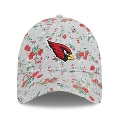 New Era Arizona Cardinals Women's Bouquet 9TWENTY Adjustable Hat Gray