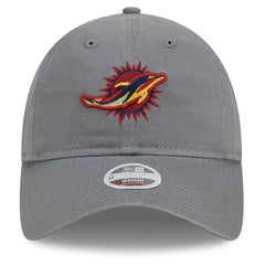 Miami Dolphins New Era Women's Color Pack Multi 9TWENTY Adjustable Hat Gray