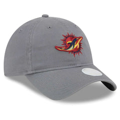 Miami Dolphins New Era Women's Color Pack Multi 9TWENTY Adjustable Hat Gray