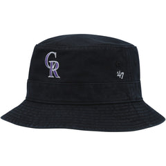 Colorado Rockies '47 Primary Bucket Hat - Black - 47 brand on Sale