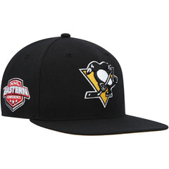 Pittsburgh Penguins '47 Sure Shot Captain Snapback Hat - Black - NHL 200021854