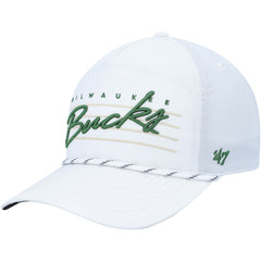 Milwaukee Bucks '47 Downburst Hitch Snapback Hat White | 47 brand online
