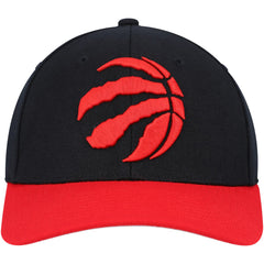 Toronto Raptors MVP Team Two-Tone 2.0 Stretch-Snapback Hat Black/Red | Mitchell & Ness Lifestyle