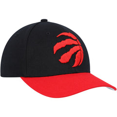 Toronto Raptors MVP Team Two-Tone 2.0 Stretch-Snapback Hat Black/Red | Mitchell & Ness Lifestyle