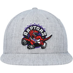 Toronto Raptors Hardwood Classics 2.0 Snapback Hat Heather Gray | Mitchell & Ness Near Me