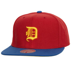 Detroit Tigers Mitchell & Ness Hometown Snapback Hat - Red/Royal - Mitchell & Ness Discount