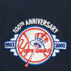 New York Yankees Mitchell & Ness Bases Loaded Fitted Hat - Navy/Gray - Mitchell & Ness Online