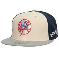 New York Yankees Mitchell & Ness Yankee Stadium 50th Anniversary Homefield Fitted Hat - Cream/Gray - Mitchell & Ness on Sale