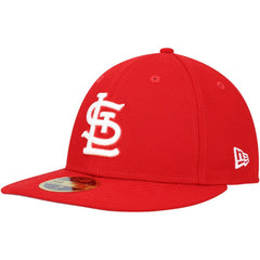 St. Louis Cardinals New Era Low Profile 59FIFTY Fitted Hat - Scarlet - New Era Discount