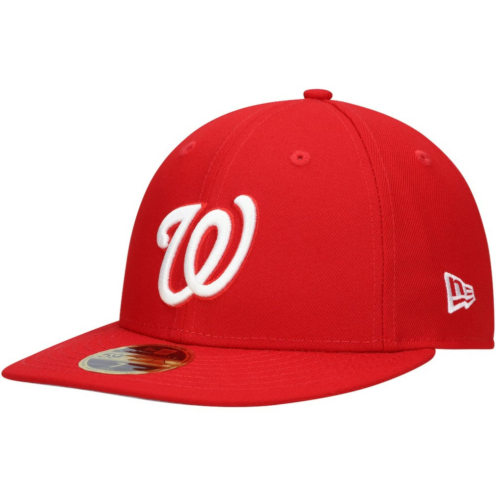 Washington Nationals New Era Low Profile 59FIFTY Fitted Hat - Scarlet - New Era Lifestyle