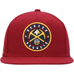 Denver Nuggets Side Core 2.0 Snapback Hat for sale Red | Mitchell & Ness Lifestyle