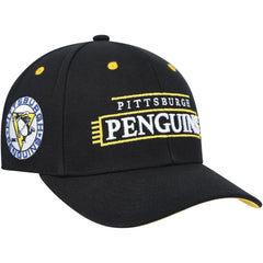 Pittsburgh Penguins Mitchell & Ness LOFI Pro Snapback Hat - Black - NHL 200023497