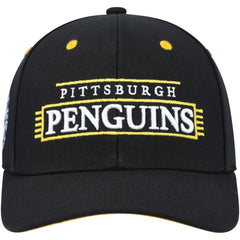 Pittsburgh Penguins Mitchell & Ness LOFI Pro Snapback Hat - Black - NHL 200023497